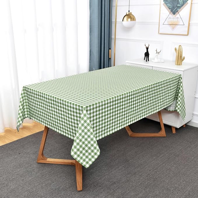 Classic Gingham Buffalo Tablecloth Fabric - Image 9