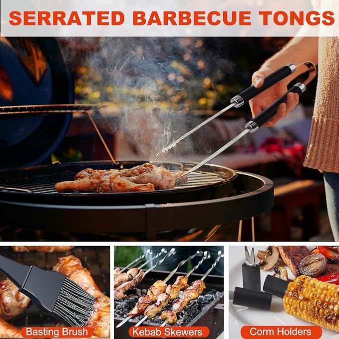 Grilljoy BBQ Accessories Grill Tools Set - Image 4