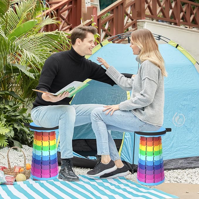 ALEVMOOM Portable Telescoping Stool - Image 2