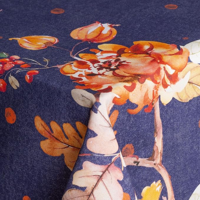 Maison d' Hermine Table Cloth Square Table 100% Cotton 60 x 60 Inches Fall - Image 8