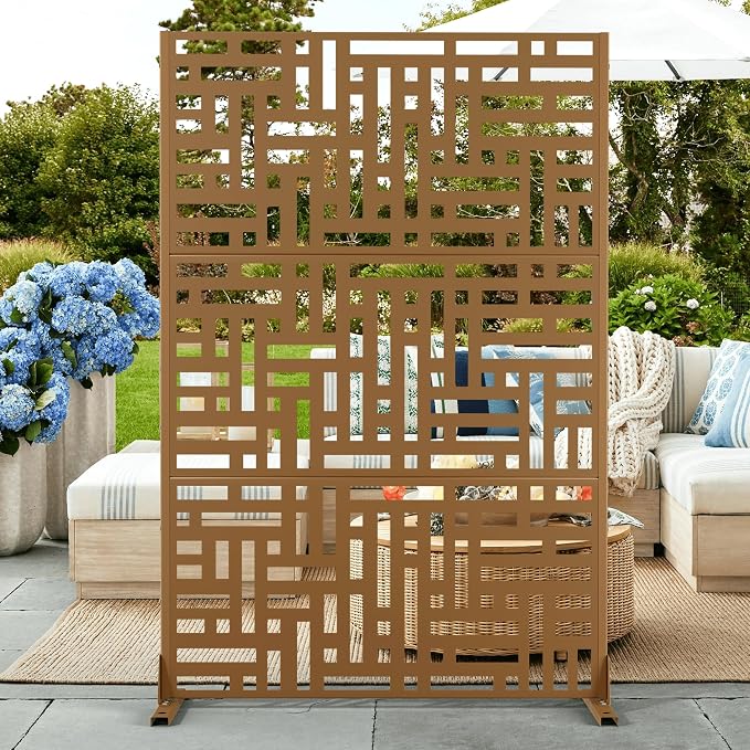 Outdoor Privacy Screen, Freestanding Privacy Fence Panels by FENCY