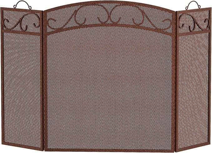 Fire Beauty Fireplace Screen 3 Panel - Image 4