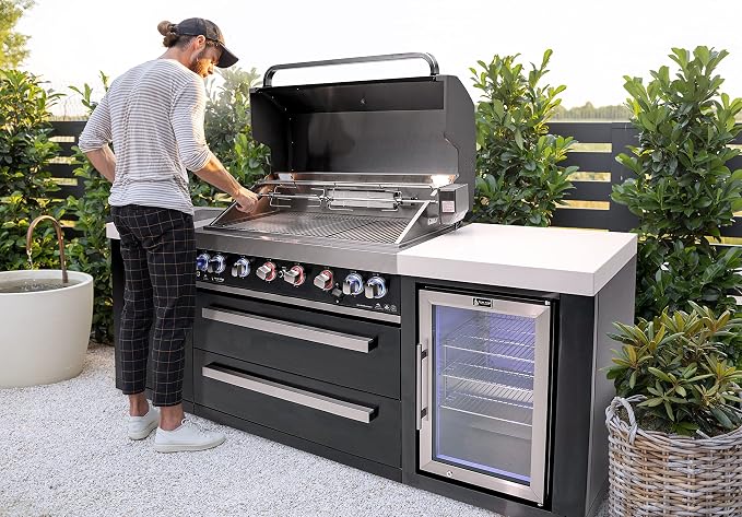 Mont Alpi MAi805-BSSFC 44-inch 6-Burner 115000 BTU Black Stainless Steel Gas - Image 13