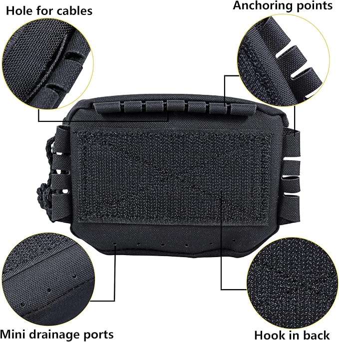 Tactical NVG Battery Pouch Helmet Mounted, Counter Weight Pouch GP Balance - Image 3