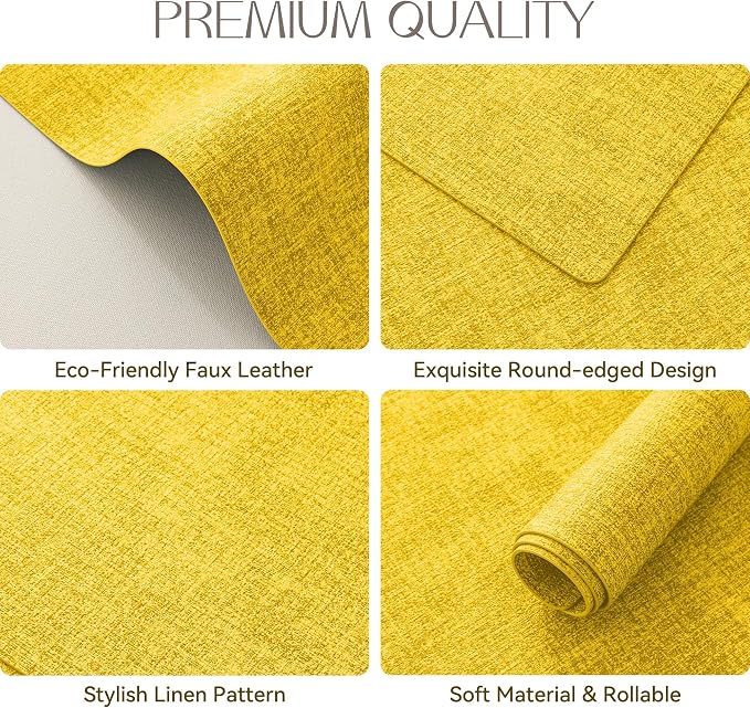Romanstile Vinyl Placemats Set of 8-12 X 17 Inch - Image 5