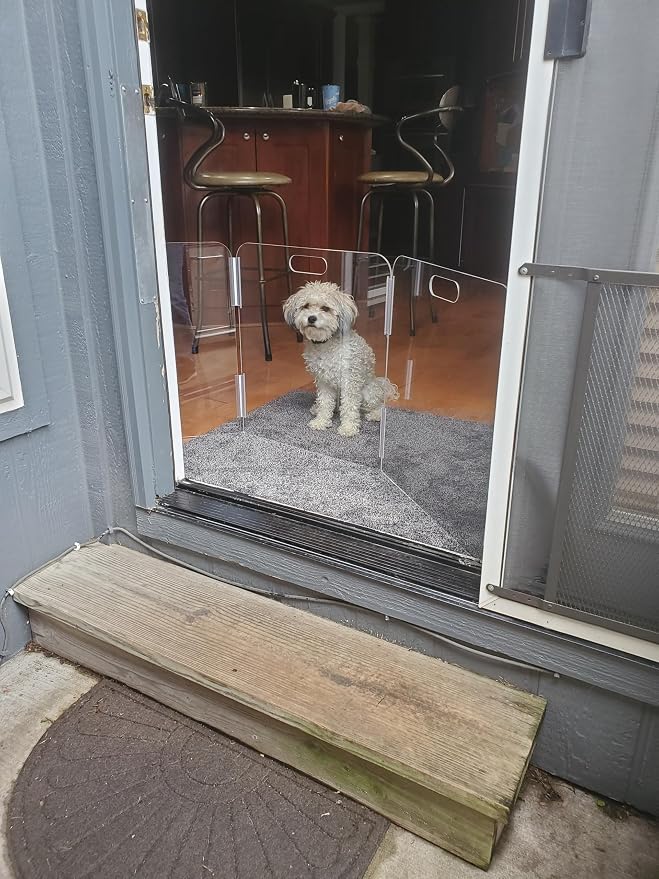 Pet Barrier | Free-Standing Pet Gate | Foldable | Protect Your Indoor Living - Image 5