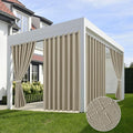HolidayIdeas Linen Outdoor Curtains by HolidayIdeas