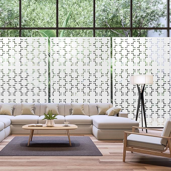 Metal Privacy Screen Outdoor 72" H×47" W, Freestanding Decorative Privacy Screen - Image 4