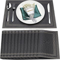 Placemats Set of 12, Heat and Stain Resistant Indoor/Outdoor Place mats by BxzanDya-LifeSmartMaker