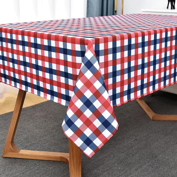 Classic Gingham Tablecloth Fabric - Image 8