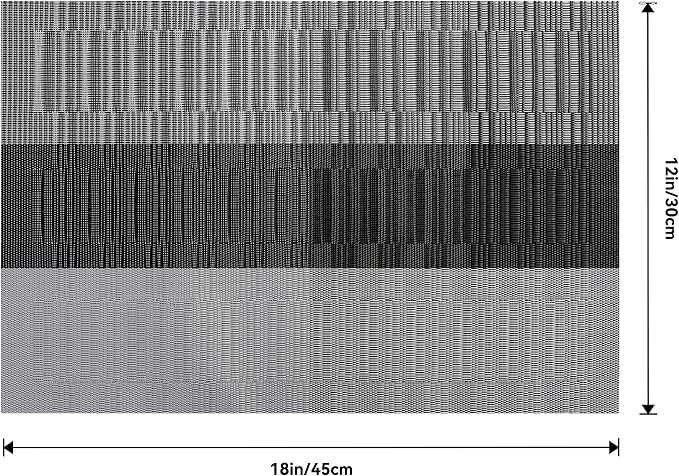 Leetaltree Grey with White Striped Placemats Set of 4 - Image 7