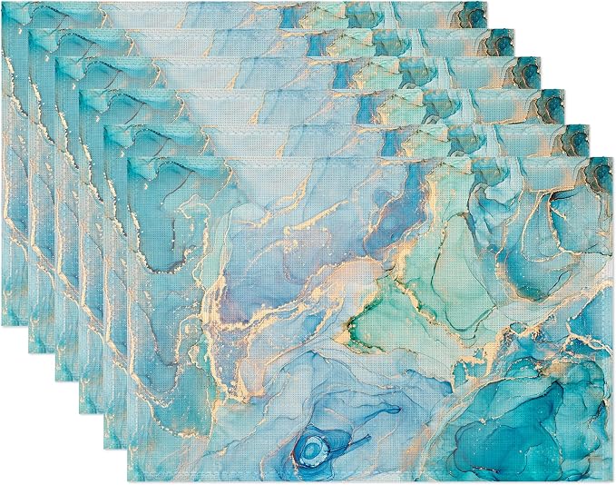 Marble Placemats Set of 6 by CIAIDU
