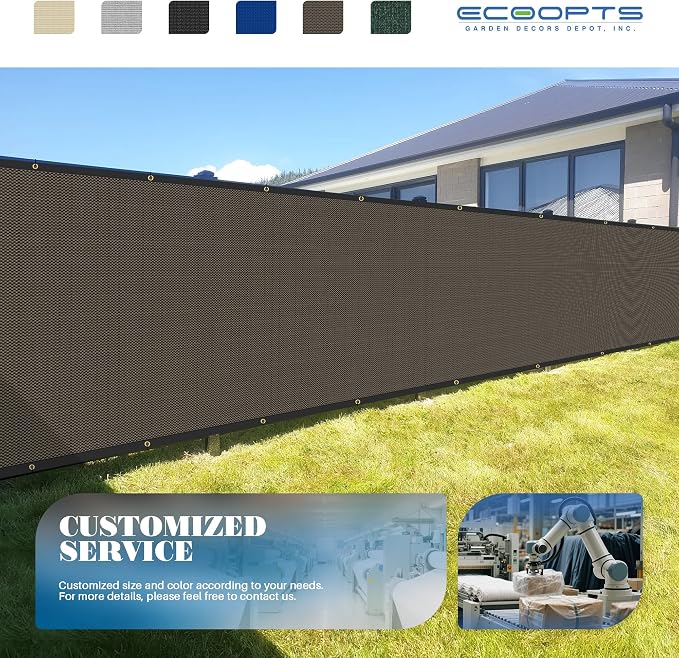 ECOOPTS 8'x110' Privacy Fence Screen Windscreen - Image 7