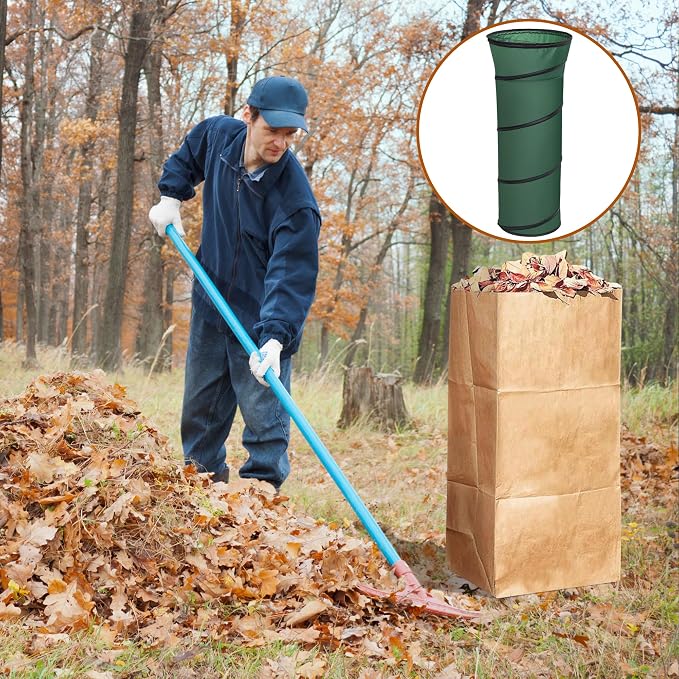 Adnee Leaf Bag Funnel Holder, Foldable Lawn Bag Chute Stand Fit - Image 6