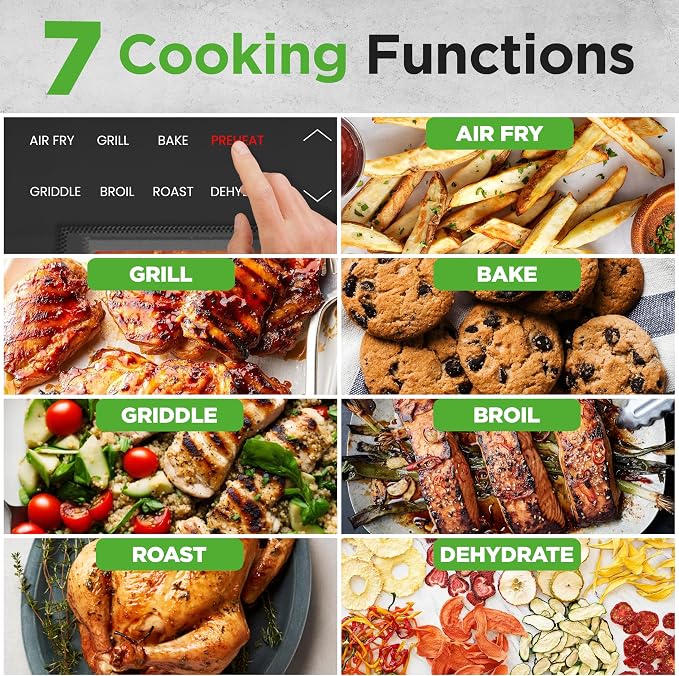 NutriChef Indoor Smokeless Grill | Smart Grill & Air Fryer - Image 5