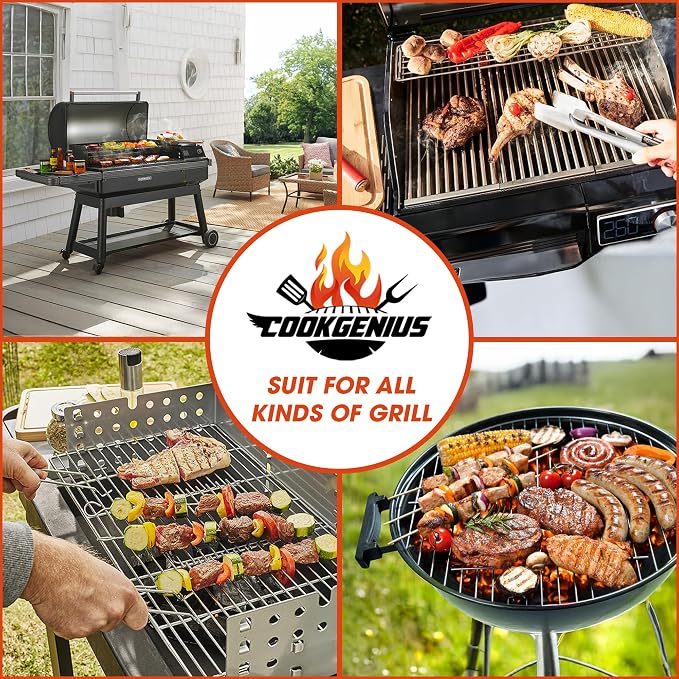 Grill Brush with Scraper for BBQ Grills – 18 Inch Long Handle BBQ Grill Cleaner - Image 7