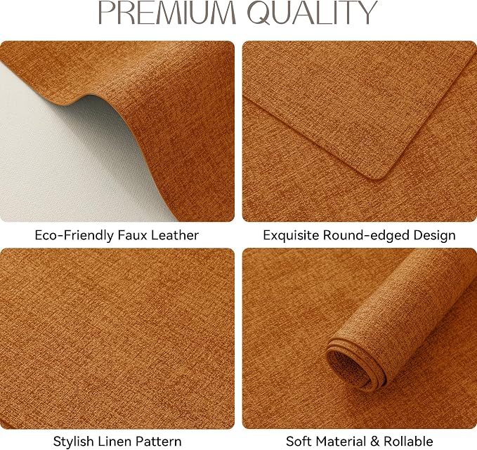 Romanstile Vinyl Placemats Set of 6-12 X 17 Inch - Image 5
