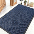 OLANLY Front Door Mat Outside Entrance 47x32, Heavy Duty Sturdy Natural Rubber by OLANLY