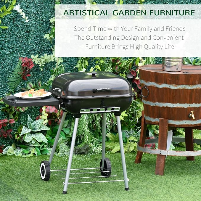 21 Inch Portable Charcoal Grill - Image 4