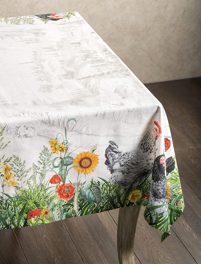 Maison d' Hermine Table Cloth Rectangle Table 100% Cotton 70 x 120 Inches - Image 7