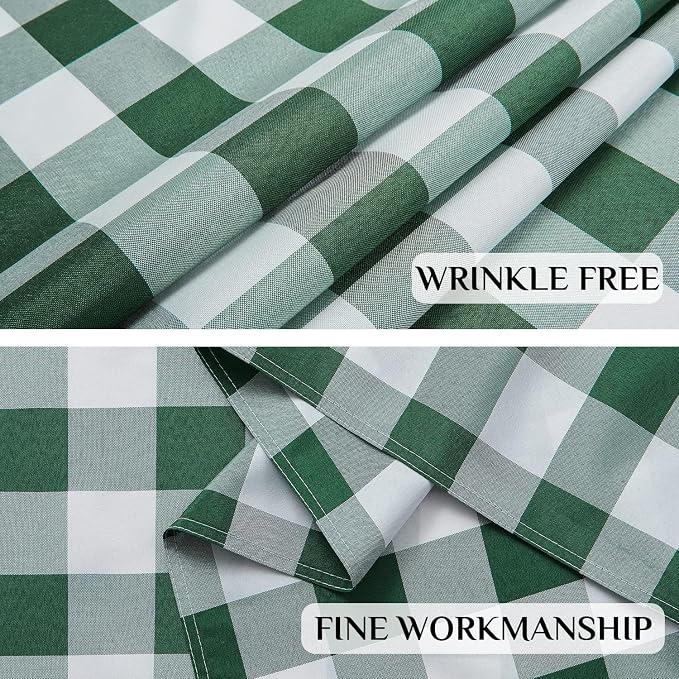 Softalker Gingham Checkered Tablecloth Rectangle - Image 5