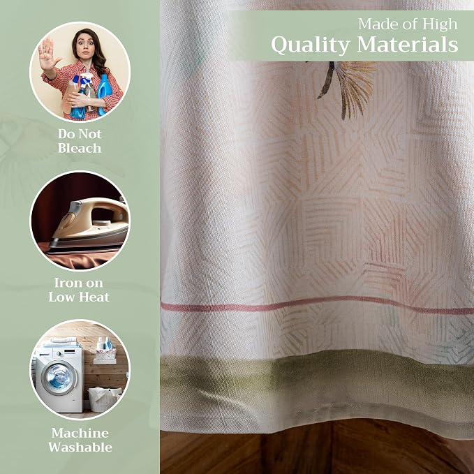 Maison d' Hermine Table Cloth Round Table 100% Cotton 63 Inches Tablecloth - Image 3