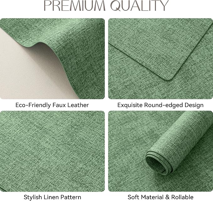 Romanstile Vinyl Placemats Set of 6-12 X 17 Inch - Image 5