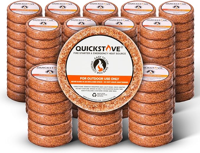 Fire Starters – Waterproof Emergency Fuel Disks by QuickStove