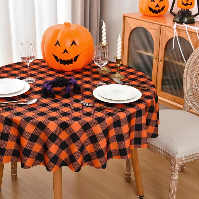 Waterproof Plaid Tablecloth Fabric - Image 6