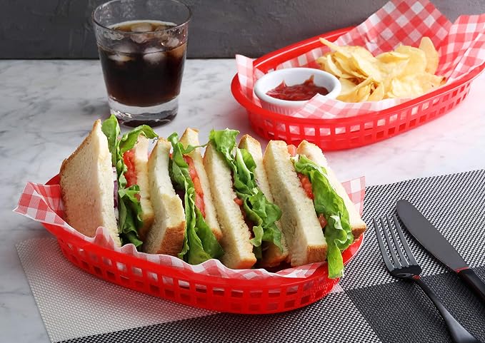 New Star Foodservice 44065 Fast Food Baskets, 10.5 x 7 Inch - Image 6