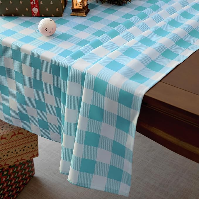 Waterproof Plaid Tablecloth Fabric - Image 2