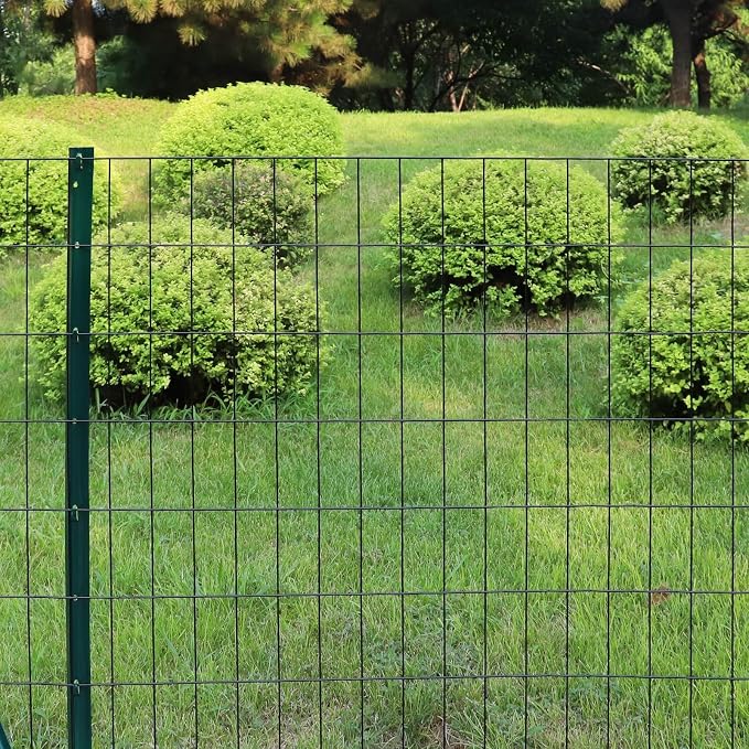Black PVC Coated Welded Wire Fence 36 Inch x 50 Foot, 2 Inch x 4 Inch 14GA - Image 2