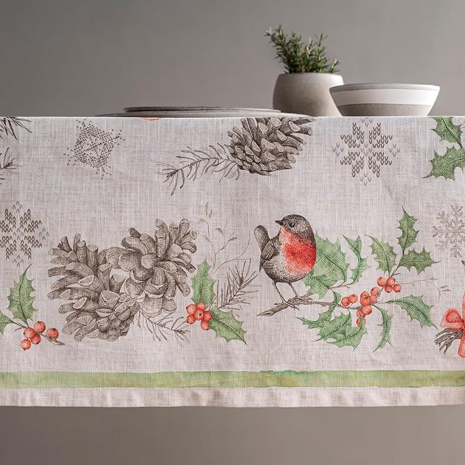 Maison d' Hermine Table Cloth Rectangle Table 100% Cotton 60 x 108 Inches Fall - Image 8