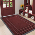 Buganda Front Door Mat Indoor Outdoor Entrance, Non-Slip Natural Rubber Doormats by Buganda