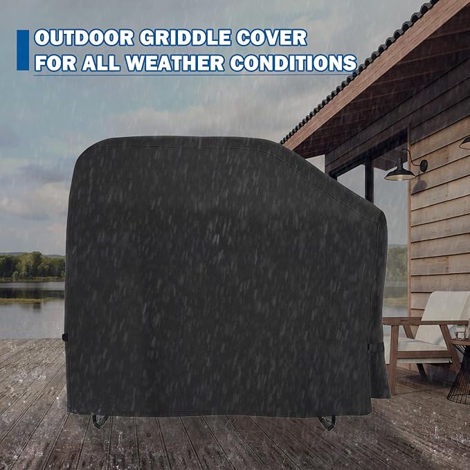 Grill Cover for Traeger Woodridge Pellet Grill TFB86MLH, Outdoor Griddle Cover - Image 6
