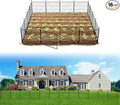 FXW Decorative Garden Fence for Yard - 20in x 29.6ft 16 Panels - Metal Fencing by FXW