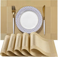 LEXMORE PlaceMats Set of 12 Vinyl/Plastic Woven Place Mats by lexmore