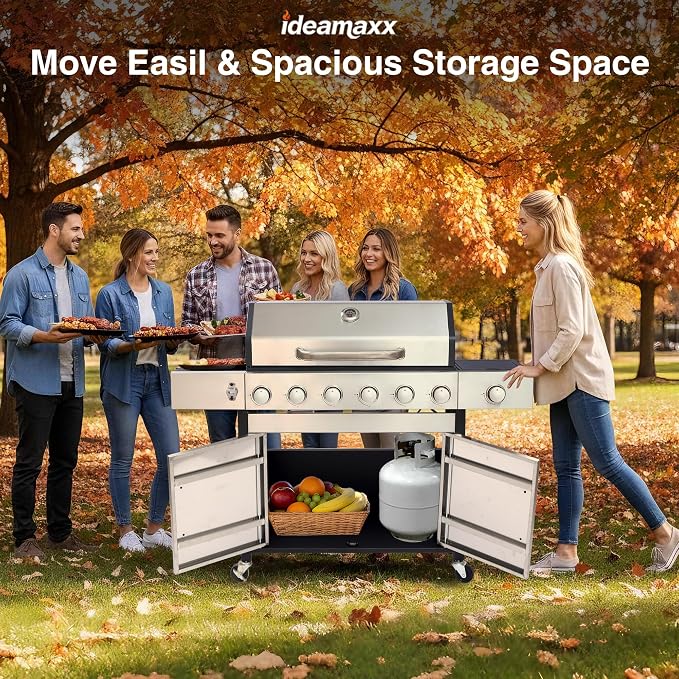 6-Burner Propane Grill - Image 9