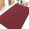 OLANLY Front Door Mat Outside Entrance 47x32, Heavy Duty Sturdy Natural Rubber by OLANLY