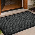 Front Door Mat Outdoor, Non-Slip and Heavy Duty Welcome Mat, Low Profile Easy by Unknown