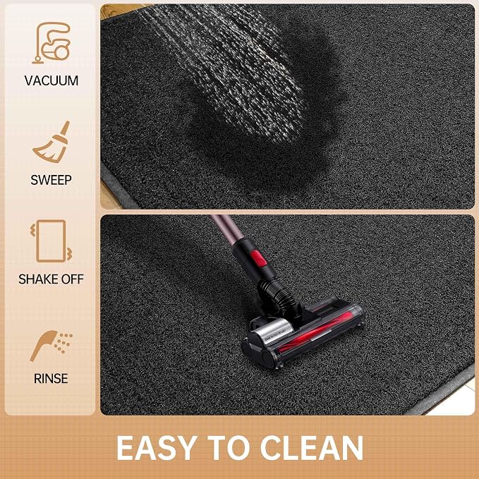 Sturdy Front Door Mat, Non-Slip Waterproof Doormat Inside Entrance, Washable - Image 6
