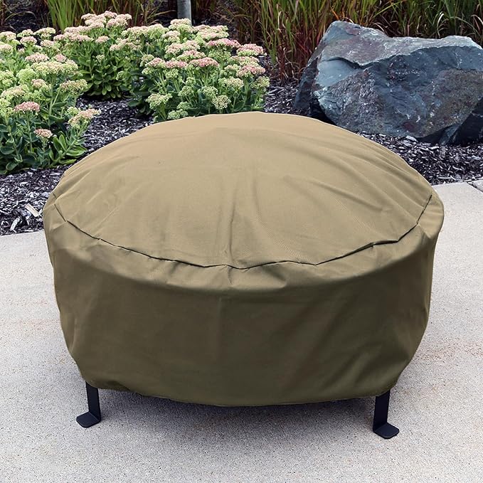 Sunnydaze Round Outdoor Fire Pit Cover - Image 5