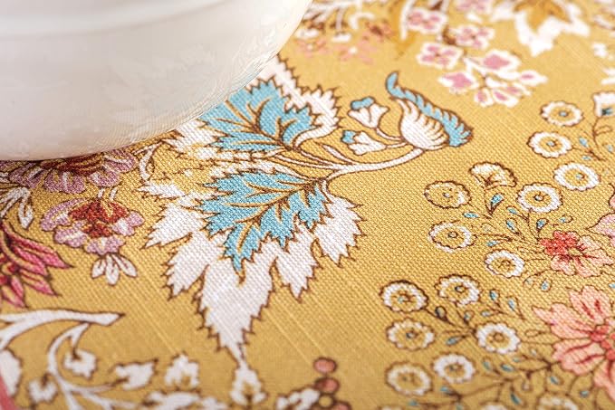 Maison d' Hermine Table Cloth Round Table 100% Cotton 63 Inches Tablecloth - Image 7