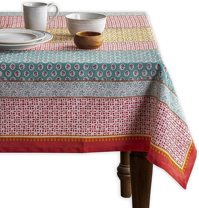 Maison d' Hermine Table Cloth Rectangle Table 100% Cotton 60 x 90 Inches by MaisondHermine
