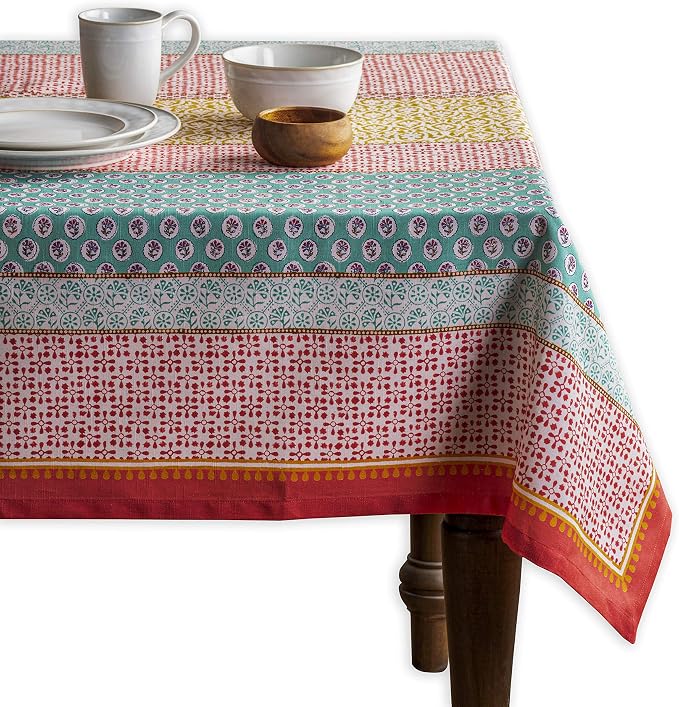 Maison d' Hermine Table Cloth Square Table 100% Cotton 60 x 60 Inches by MaisondHermine