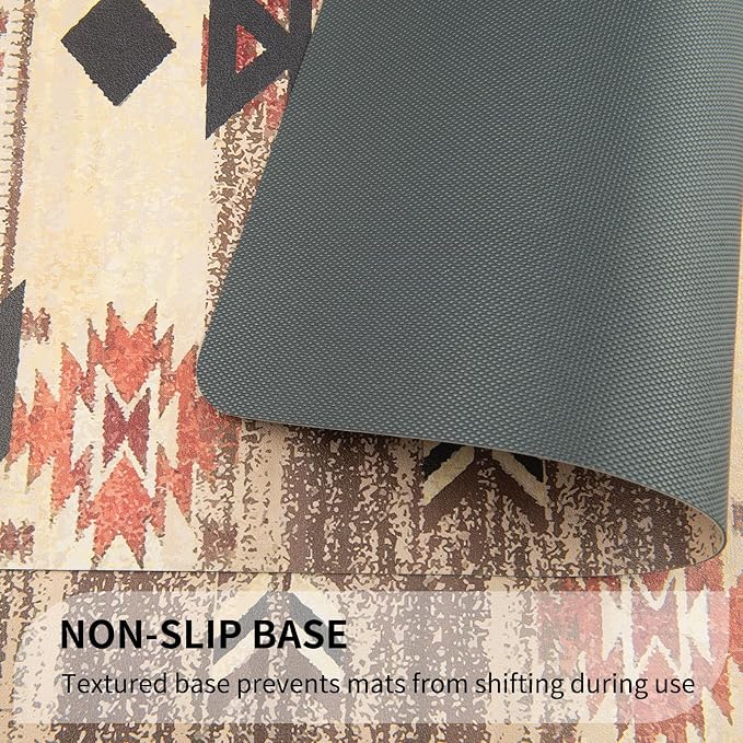 QIYI Placemats Set of 6, 12x18 Inch PU Leather Place Mats - Image 4