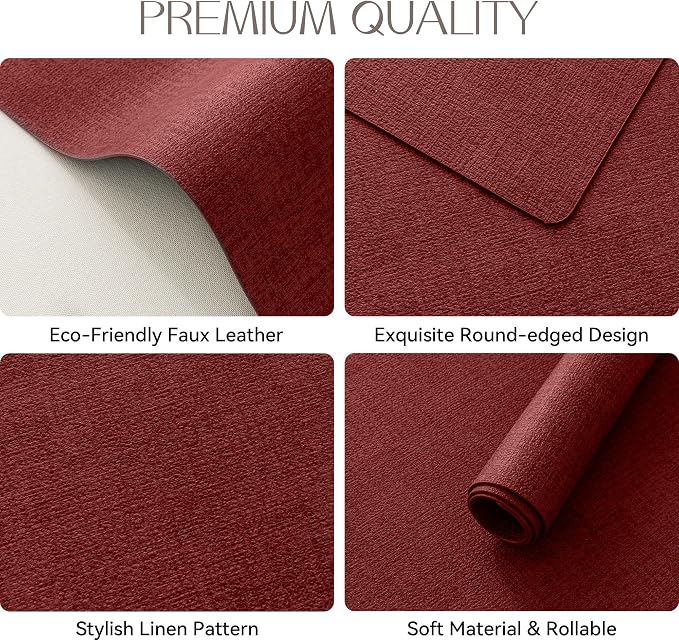 Romanstile Vinyl Placemats Set of 8-12 X 17 Inch - Image 5