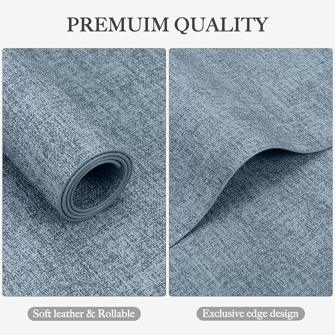Faux Leather Heat Resistant Placemats Set of 8 – Waterproof Oilproof Wipeable - Image 4