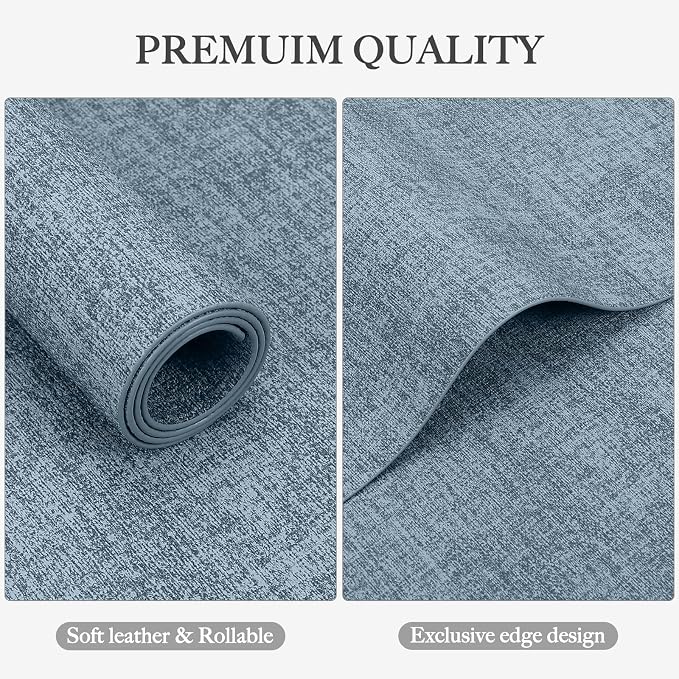 Faux Leather Heat Resistant Placemats Set of 4 – Waterproof Oilproof Wipeable - Image 4