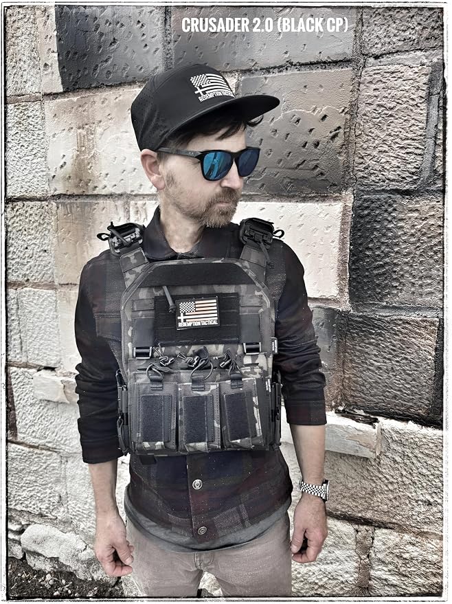 Redemption Crusader 2.0 Molle Quick Release Buckles Airsoft Vest - Image 2